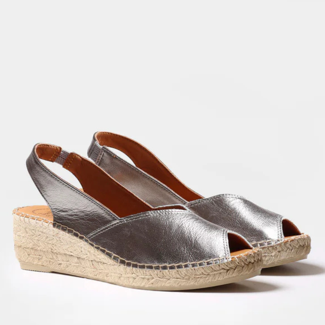 Bernia - The raffia wedge sandal