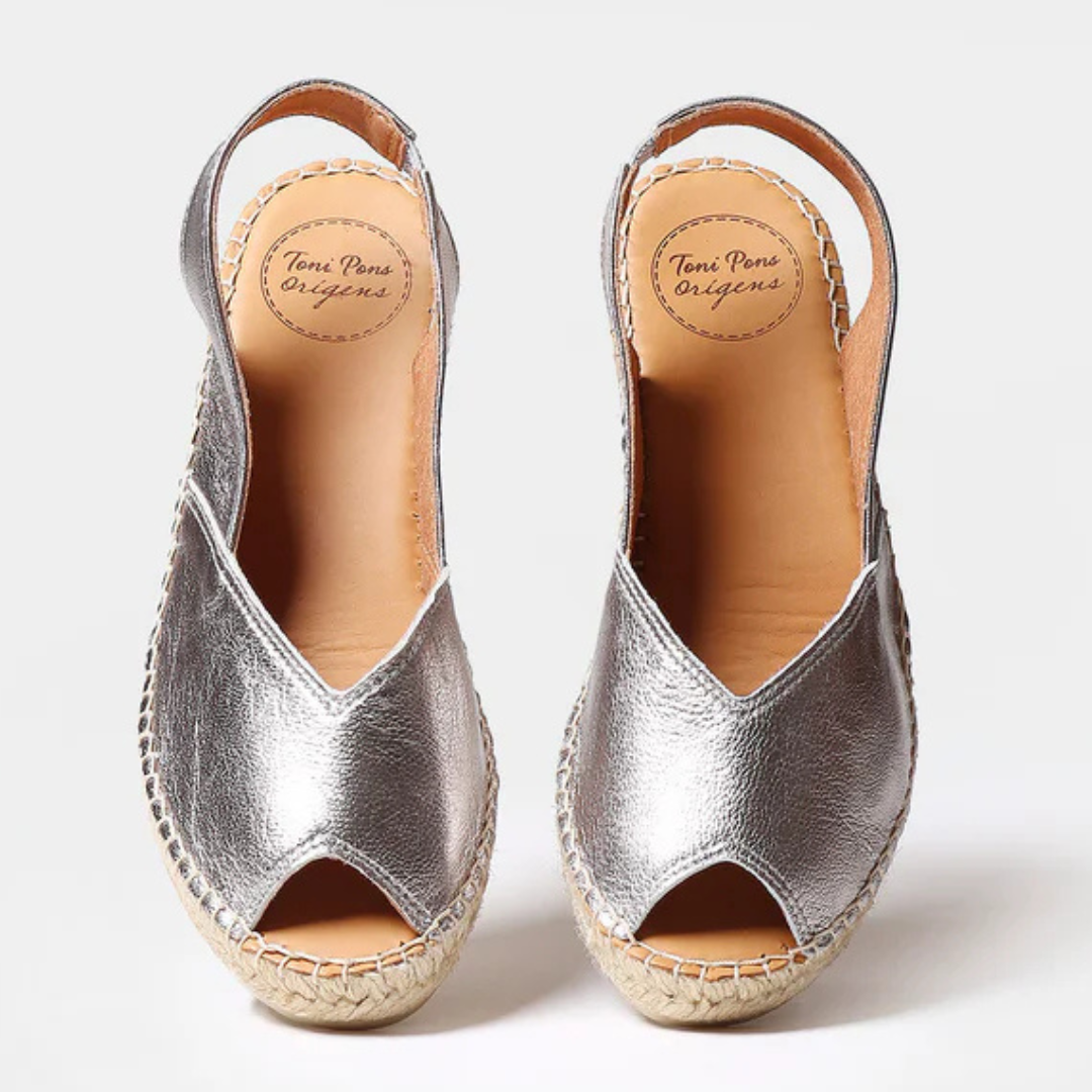 Bernia - The raffia wedge sandal