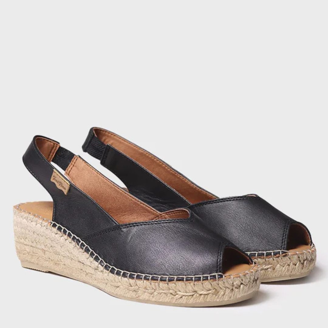 Bernia - The raffia wedge sandal