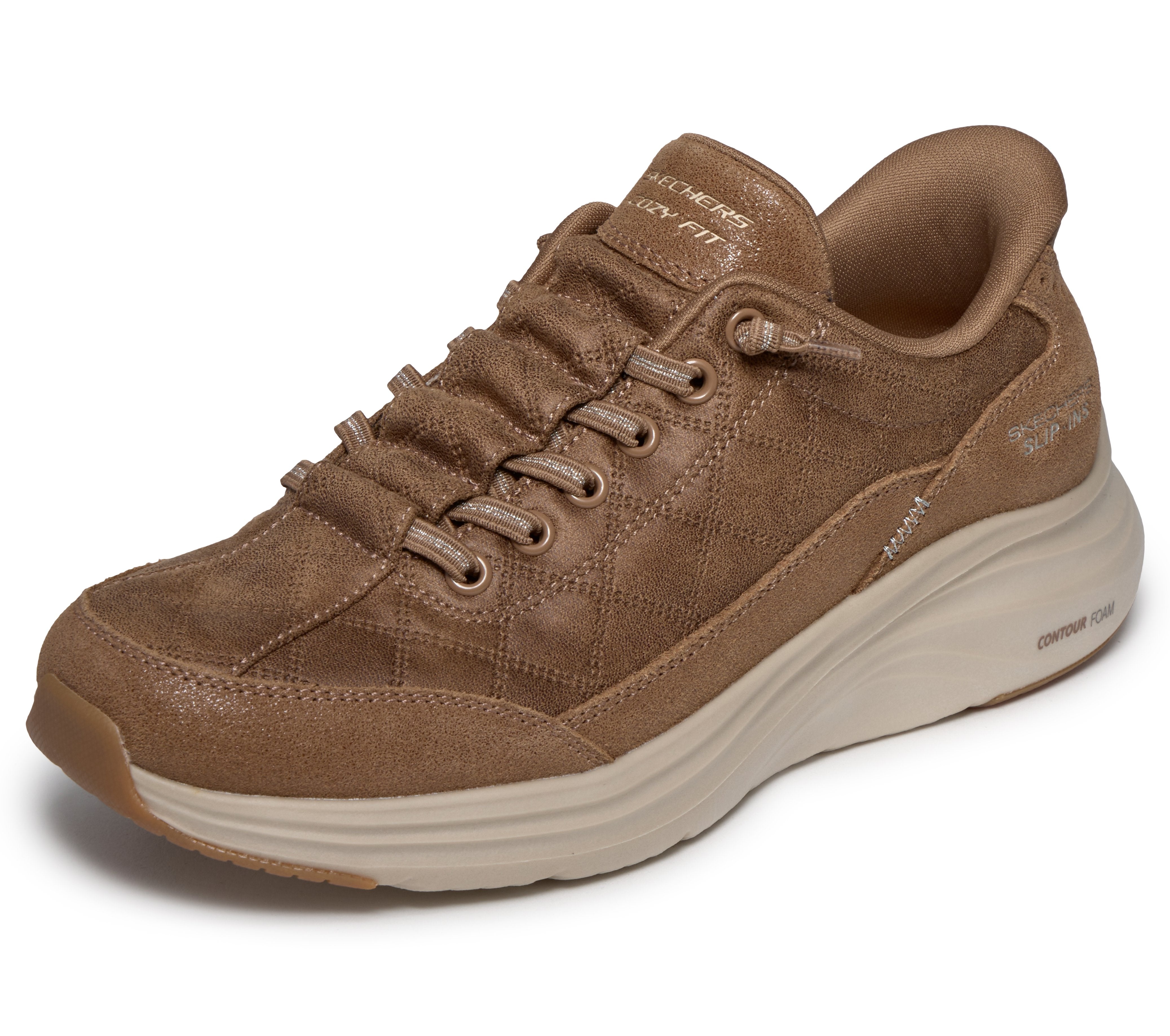 150507 - SKECHERS SLIP-INS: CONTOUR FOAM - COZY FIT NATURAL EASE