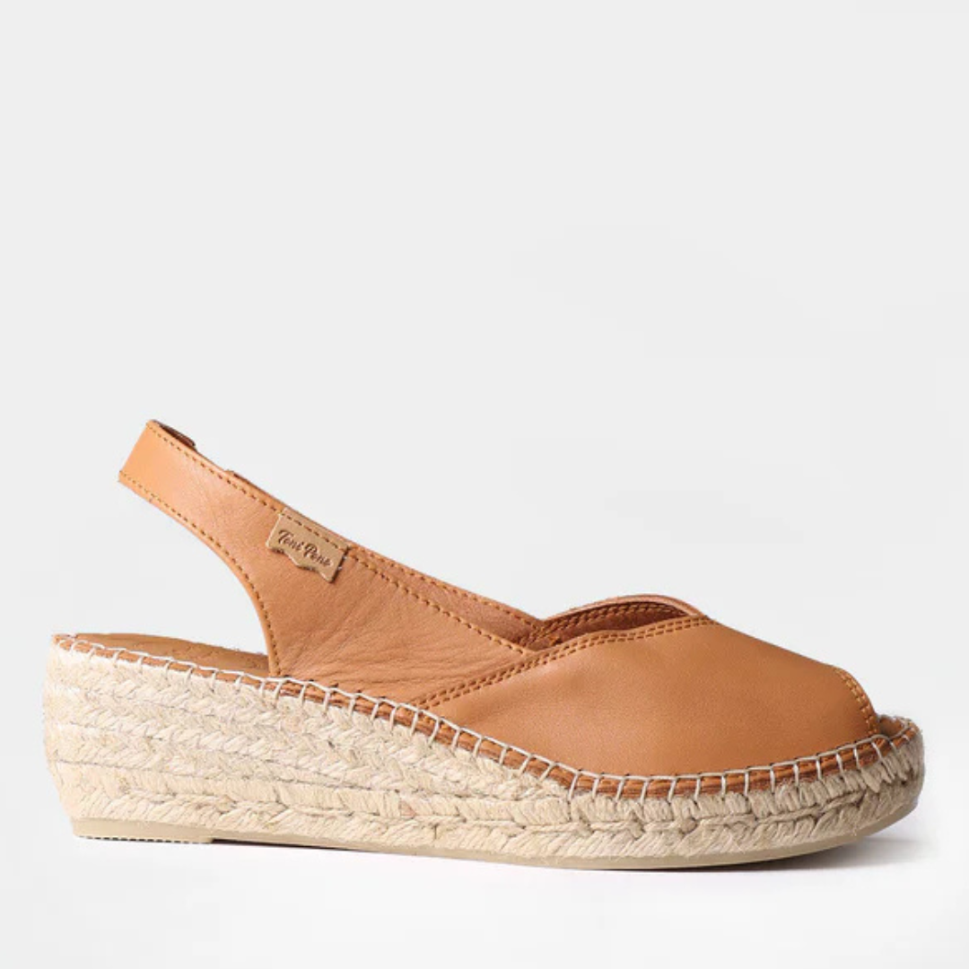 Bernia - La sandale compensée en rafia