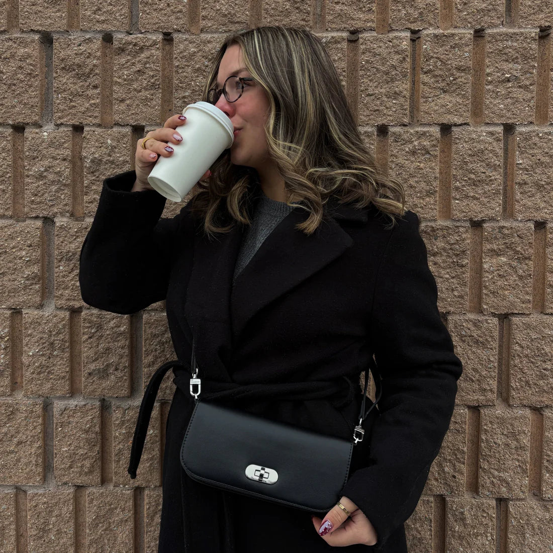 The Dakota – 2-in-1 vegan leather shoulder bag wallet