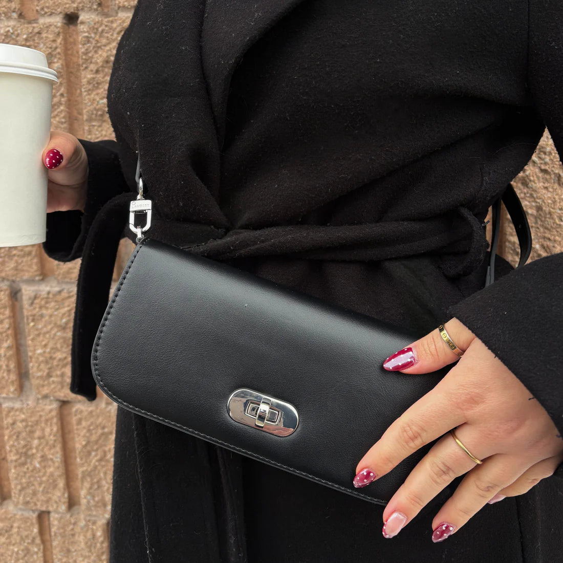 The Dakota – 2-in-1 vegan leather shoulder bag wallet