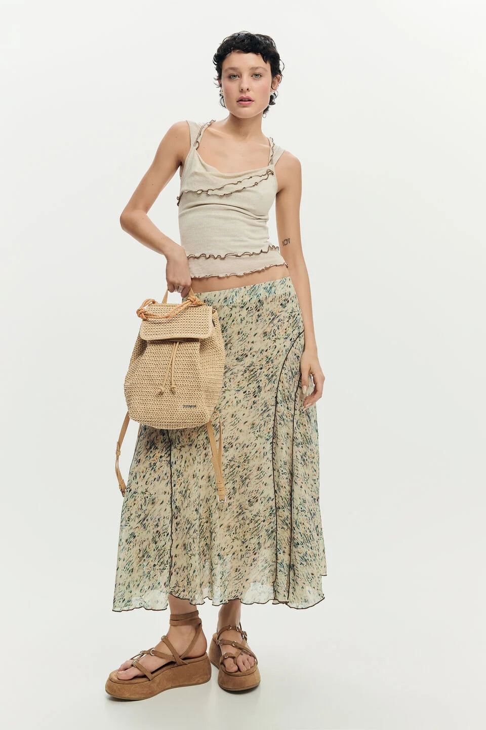 26SAKO01 - The raffia backpack