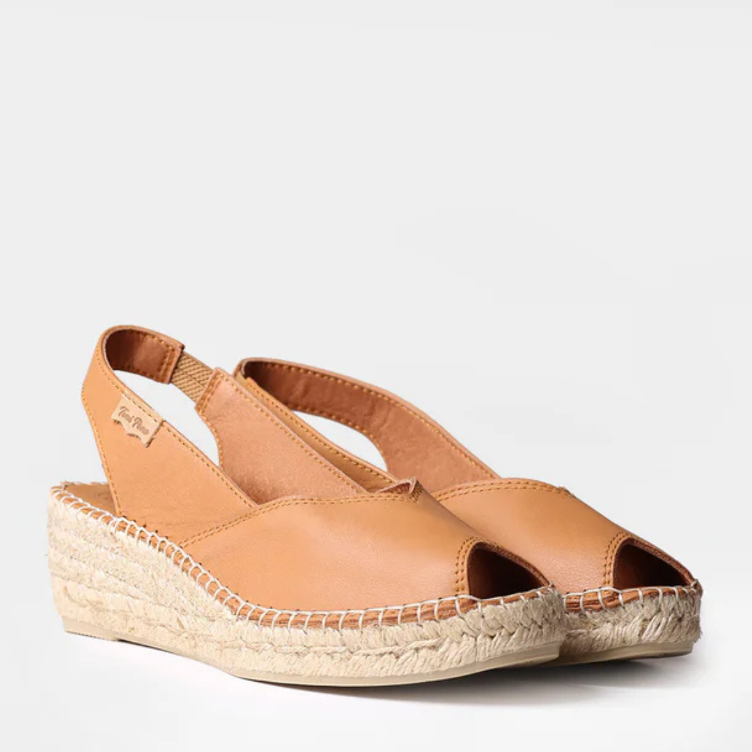 Bernia - The raffia wedge sandal