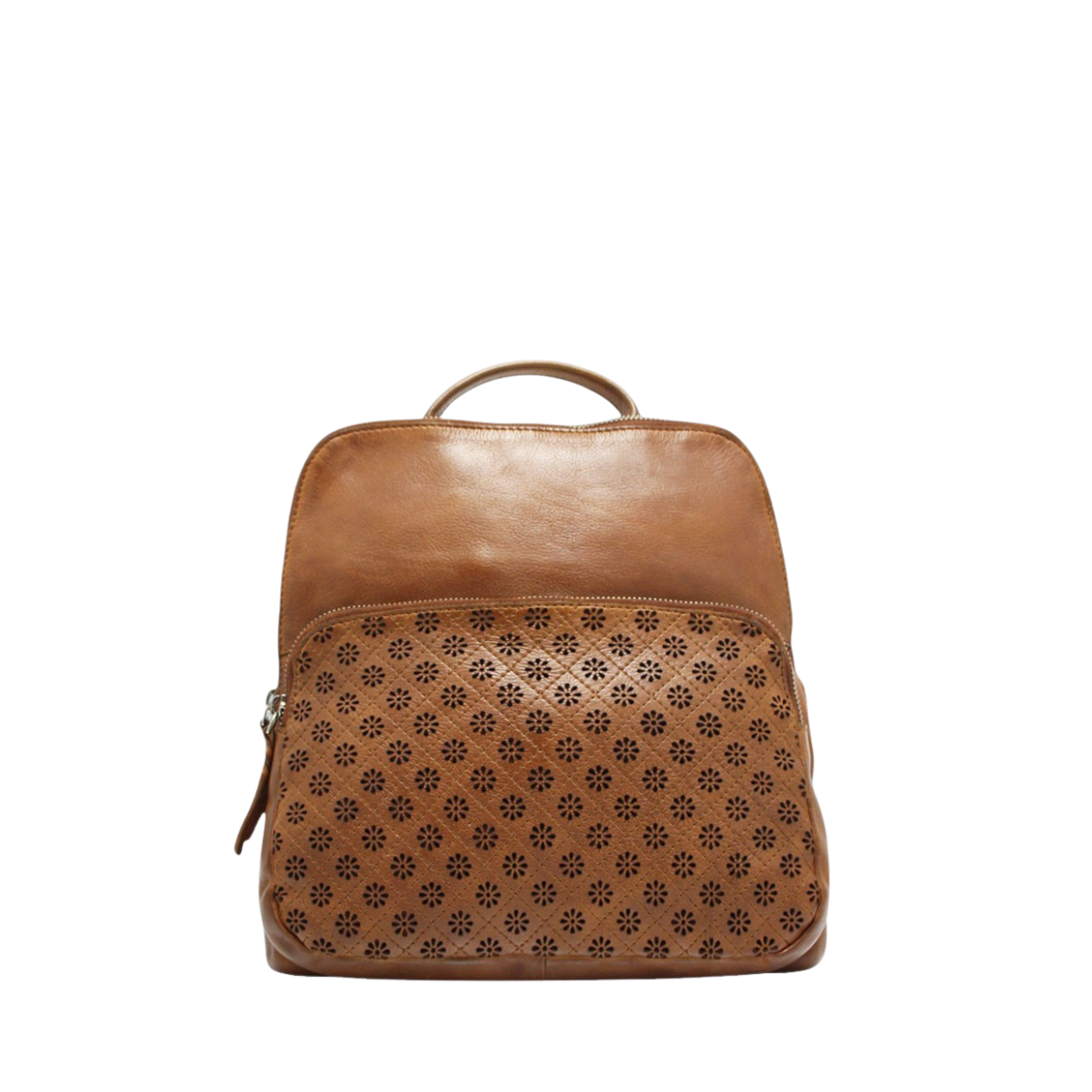 Sac à dos urbain en cuir perforé - Modèle 32223