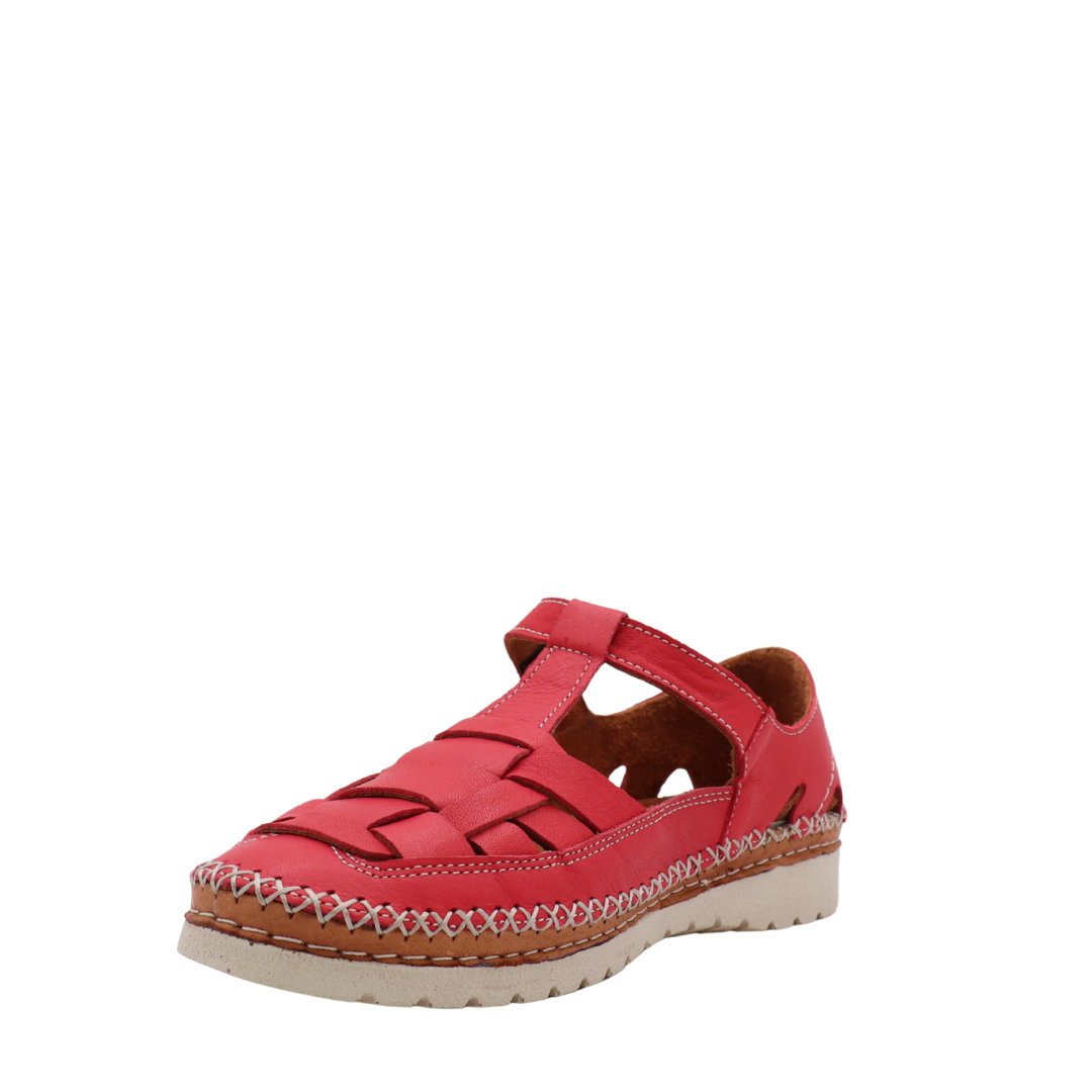 Chaussure Lucia – Cuir Ajouré & Style Artisanal