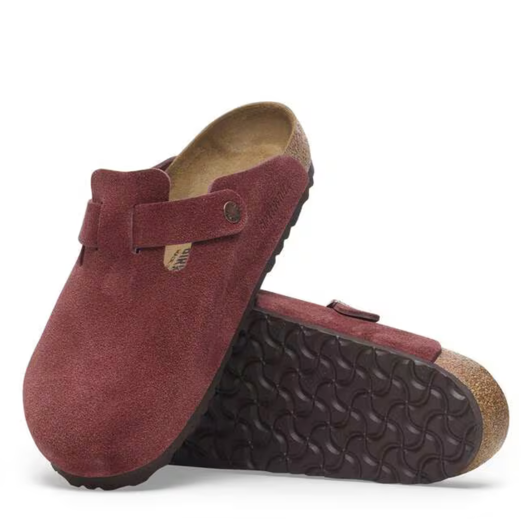 BOSTON - The suede clog