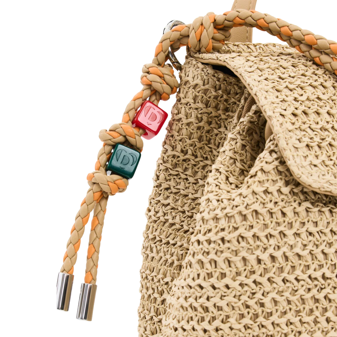 26SAKO01 - The raffia backpack