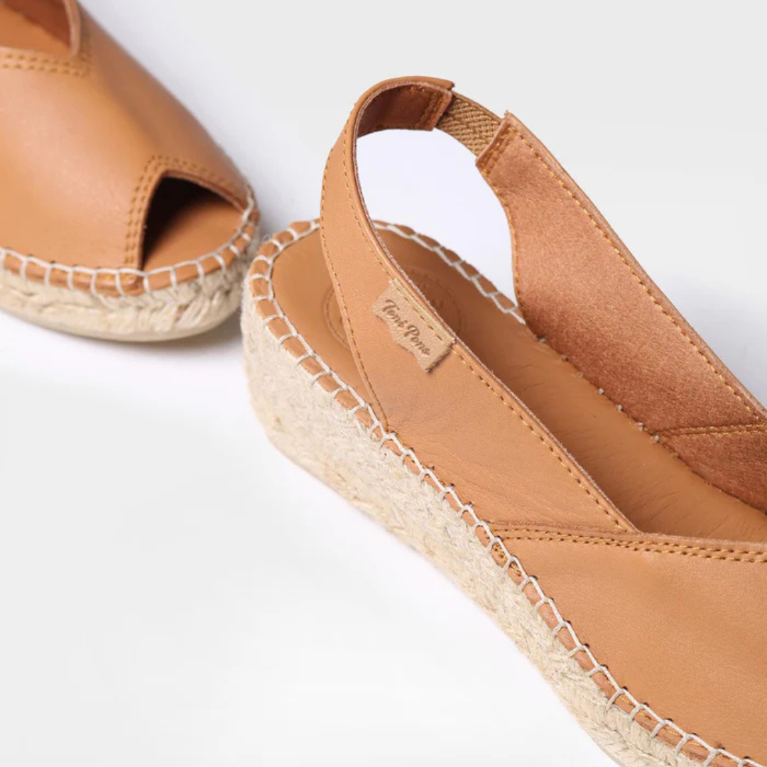 Bernia - The raffia wedge sandal