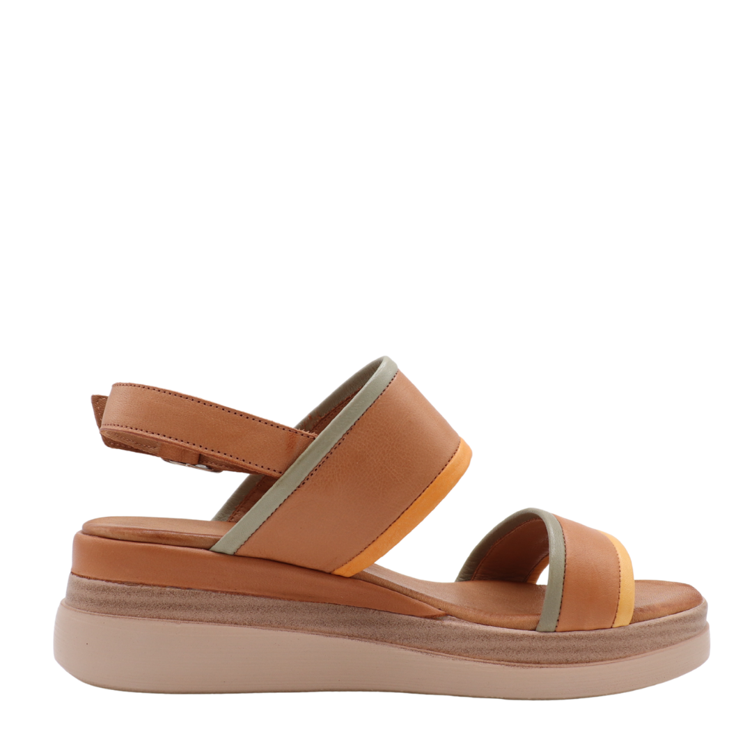 MORGANE – Platform sandal with wide straps