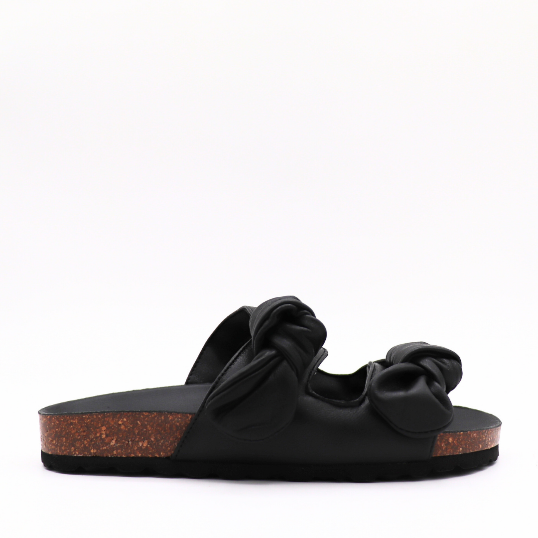 RAIN – La sandale slide à nœuds