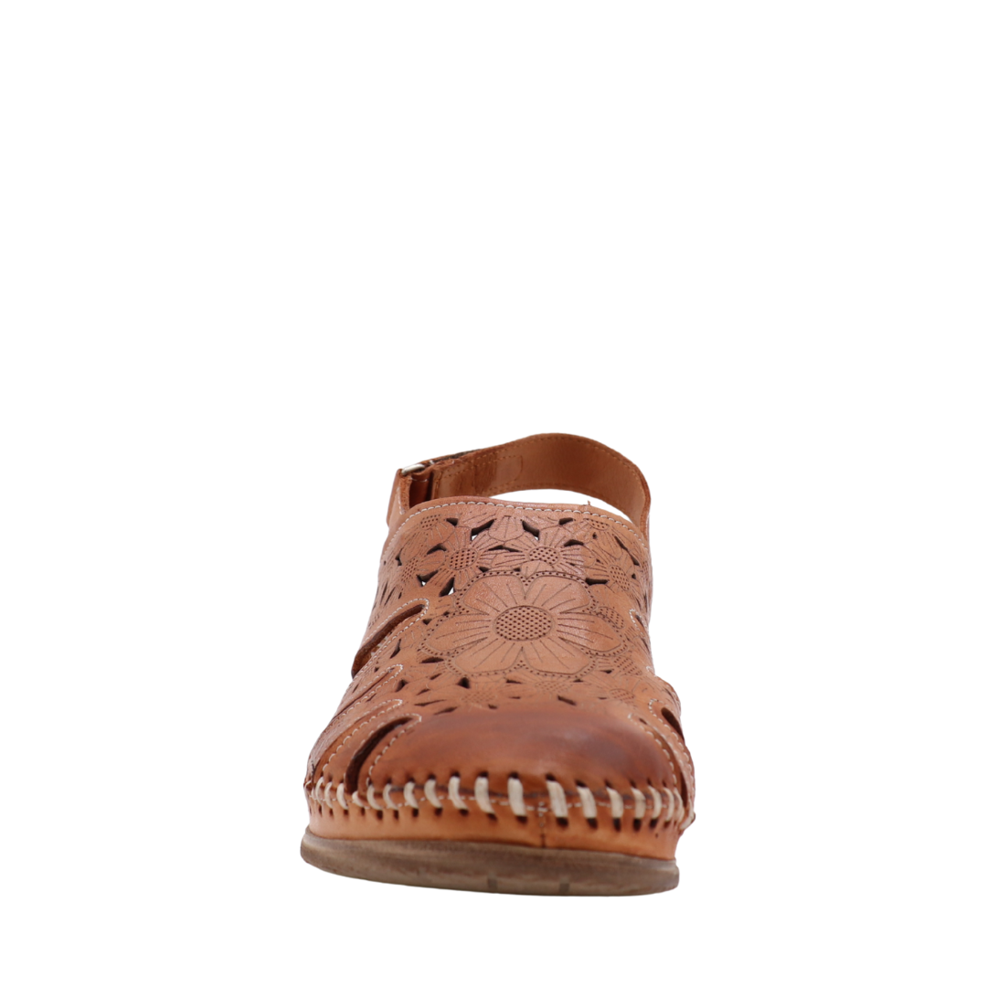 Chaussure Jill – Cuir Gravé & Perforé