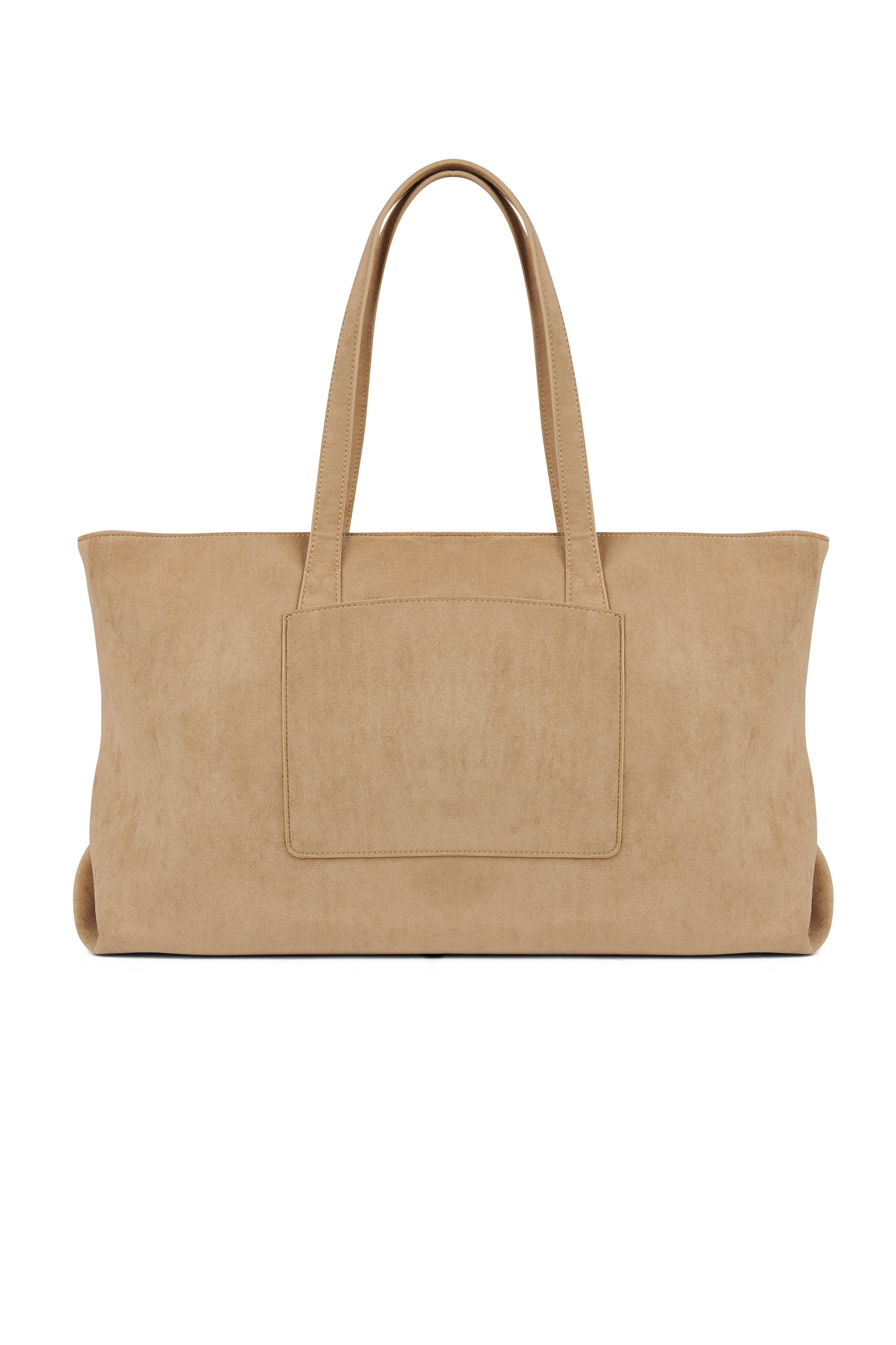 The Britney - Beige vegan suede tote bag
