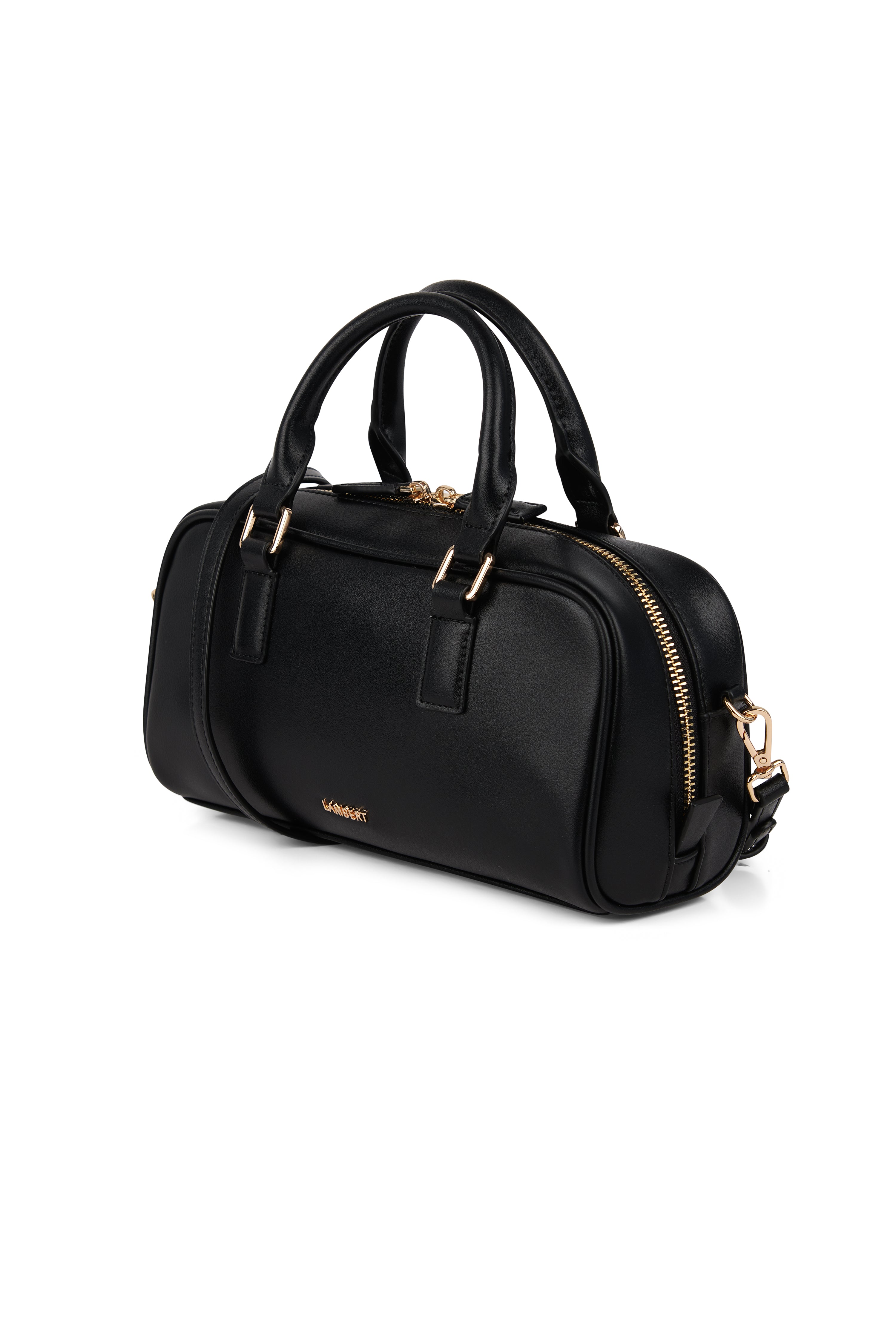 Le Camille - 2-in-1 handbag in black vegan leather
