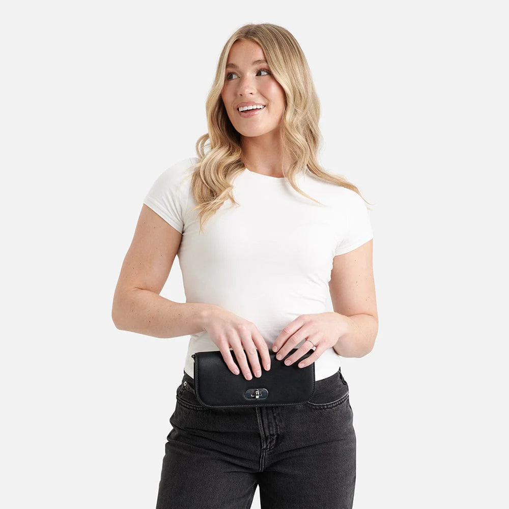 The Dakota – 2-in-1 vegan leather shoulder bag wallet