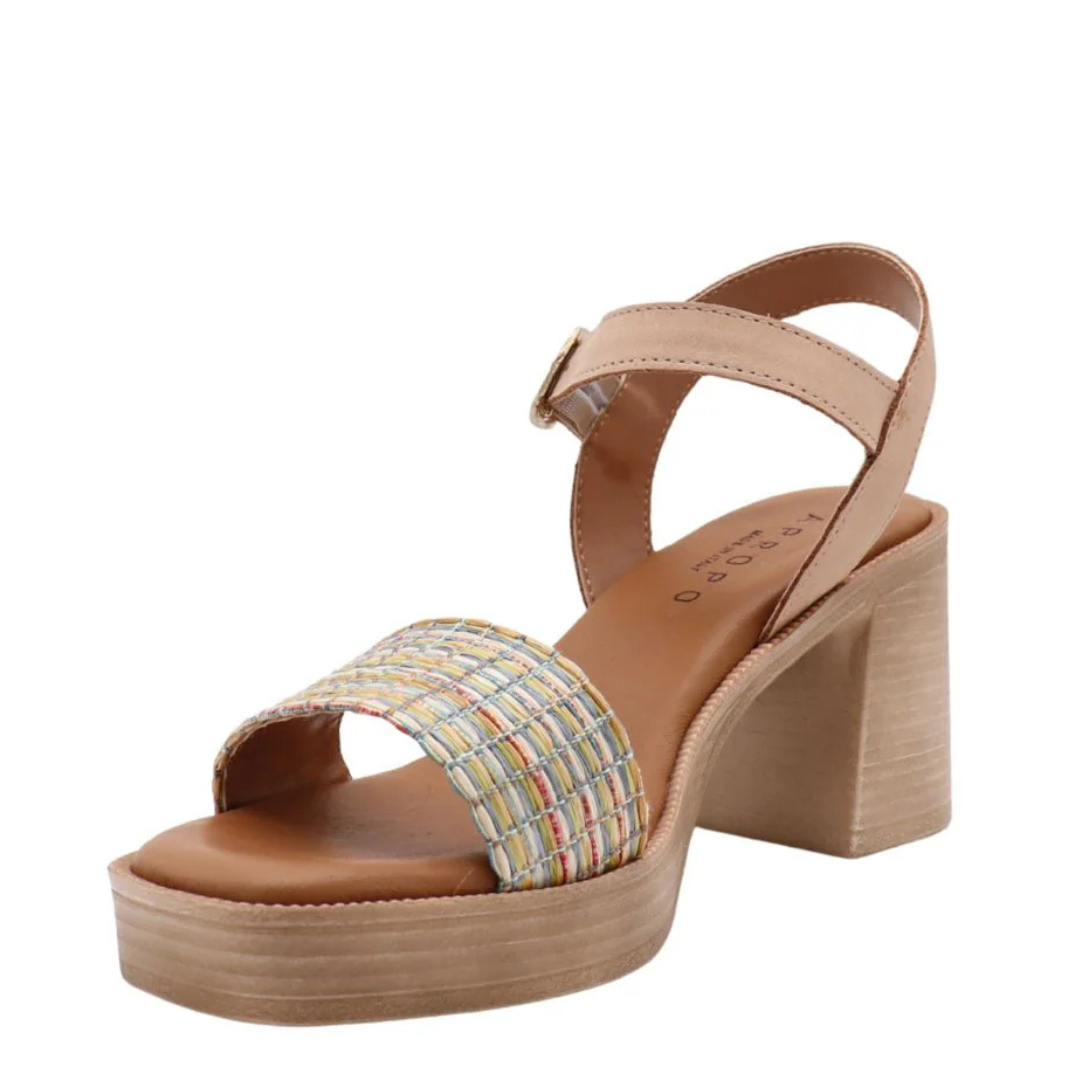 Pompei - The high-heeled sandal in summery colors
