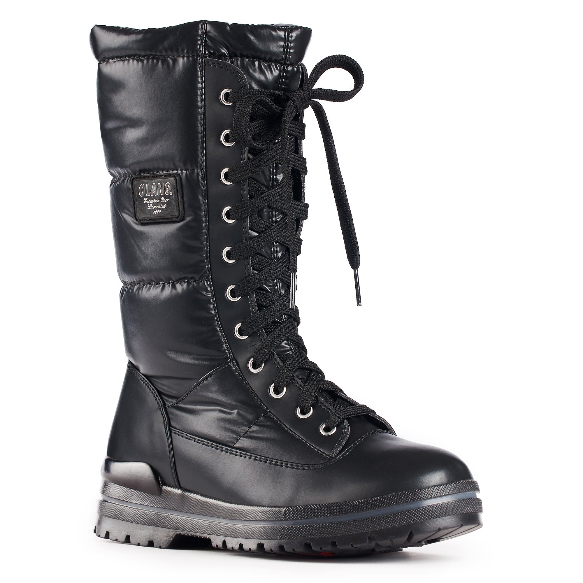 GLAMOUR - Botte d'hiver à crampons rabattables