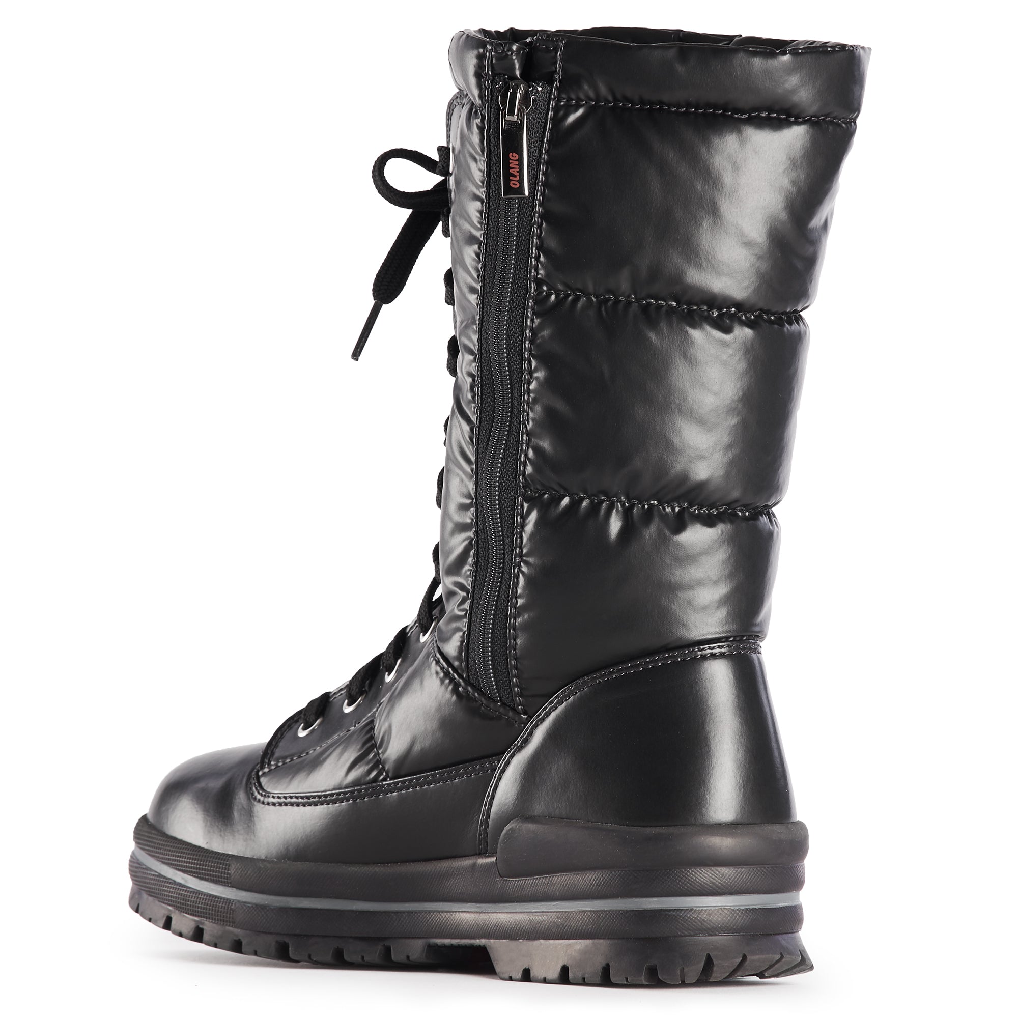 GLAMOUR - Botte d'hiver à crampons rabattables